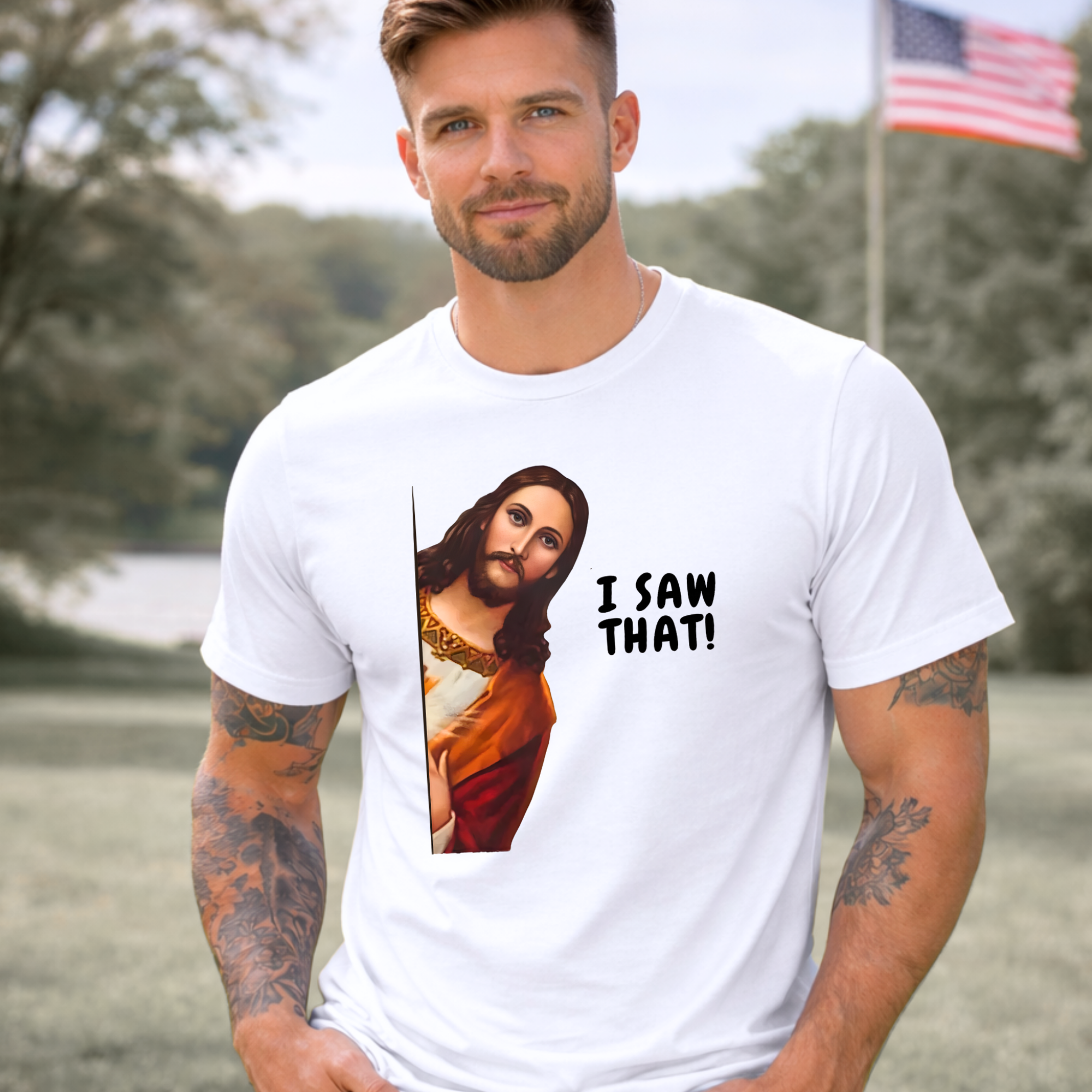 I Saw That – Men's Graphic T-Shirt, Sweatshirt & Hoodie