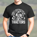 Easily Distracted by Tractors Shirt – Men’s Farm Tractor Shirt